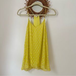 NWOT Ella Moss Clip-Dot Metallic Tank